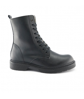 VSI TANI Zapatos de mujer Anfibios 9 agujeros piel sint&eacute;tica con cremallera cordones impermeables zapatos veganos Made in Italy