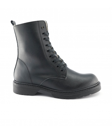 VSI TANI Zapatos de mujer Anfibios 9 agujeros piel sintética con cremallera cordones impermeables zapatos veganos Made in Italy