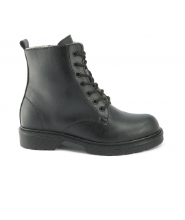 VSI MIKA Unisex Schuhe Amphibien 7 L&ouml;cher Kunstpelz Reissverschluss wasserdichte Schn&uuml;rsenkel vegane Schuhe Made in Italy