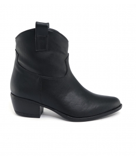 VSI TEXAS Texans vegan black low corn heel zapatos veganos impermeables Made in Italy