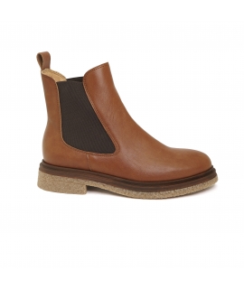 VSI ITRI Beatles bottes chelsea &eacute;lastiques marron v&eacute;g&eacute;taliennes chaussures v&eacute;g&eacute;taliennes Made in Italy