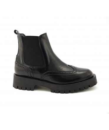 Zapatos veganos elásticos estilo inglés de charol VSI ASPEN Beatles Hechos en Italia