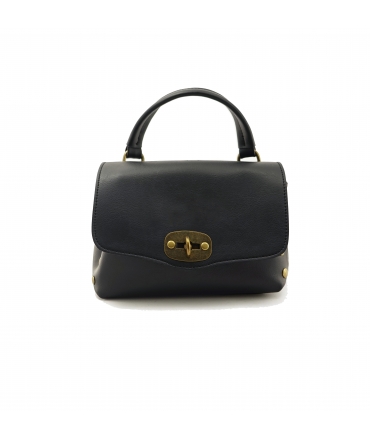 VSI AFFI MINI Vegane Handtasche Schultertasche Schwarze Geldbörse Made in Italy