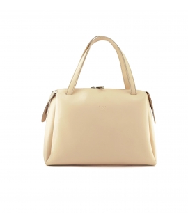 VSI ALIANA Borsa vegan crema mela zip tracolla regolabile removibile Made in italy