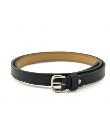 Ceinture végétalienne VSI TRILLY Pomme noire Fabriquée à la main en Italie