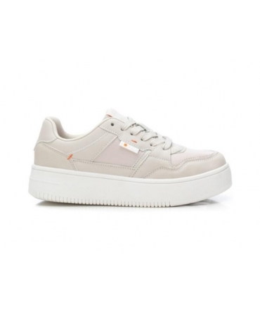 REFRESH Light grey vegan sneakers platform vegan shoes women
