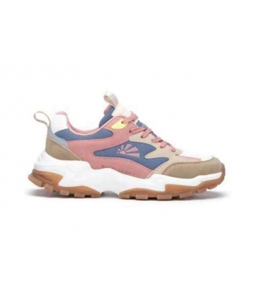REFRESH Sneakers vegan colorate suola chunky zeppa