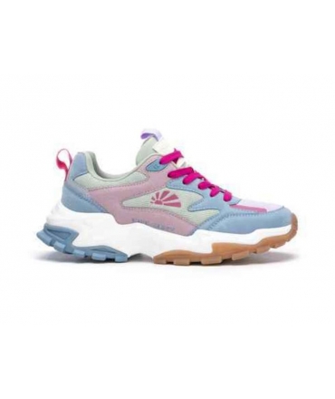 REFRESH Sneakers vegan colorate suola chunky zeppa scarpe estive