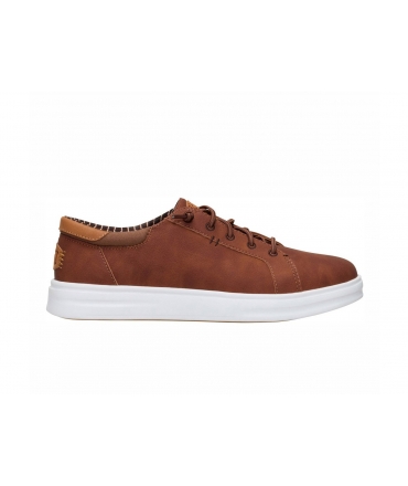 HEY DUDE vegan winter Paul Pro Classic cognac men's casual lace-up sneakers