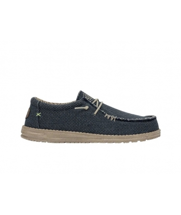 HEY DUDE vegan WALLY Braided blu notte Uomo sneakers cotone bio estive traspiranti leggere