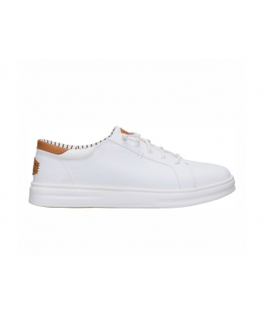Hey Dude, vegane Paul Pro Classic weisse Schnür-Sneaker für den Alltag.