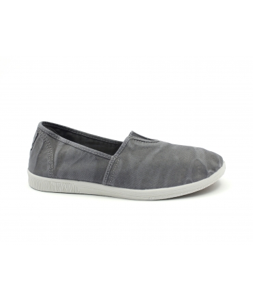 NATURAL WORLD Schuhe Woman Slip on Elastic Bio Cotton abnehmbare vegane Fussbettschuhe