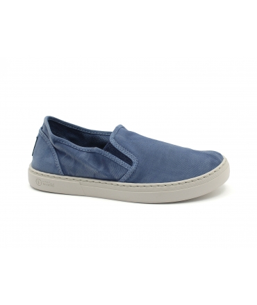 NATURAL WORLD Schuhe Woman Slip on Elastic Bio Cotton abnehmbare vegane Fussbettschuhe