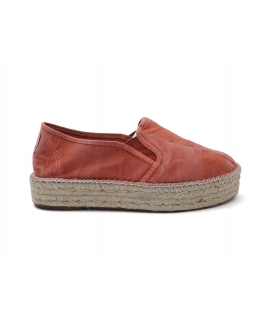 NATURAL WORLD shoes Woman Slip on Elastic Bio Cotton platform vegan shoes