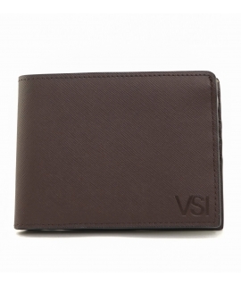 Portefeuille vegan VSI RIFREDI pour homme en maïs brun fabriqué en Italie