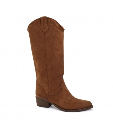 VSI CANYON Texan vegan brown heel vegan shoes Made in Italy