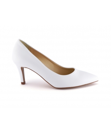 VSI MOON Wedding Shoes Woman Vegan ivory heel decollet shoes Made in Italy