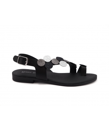 VSI SILI Schuhe Frau Tangasandalen Riemen Schnalle vegane Schuhe Made in Italy