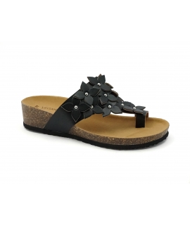 VSI LINDY Schuhe Frau Apfel Hausschuhe Flip Flops Keil Blumen vegane Schuhe Made in Italy