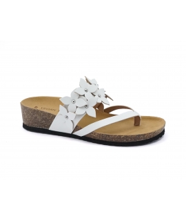VSI LINDY Schuhe Frau Flip Flops Keilblumen vegane Schuhe Made in Italy