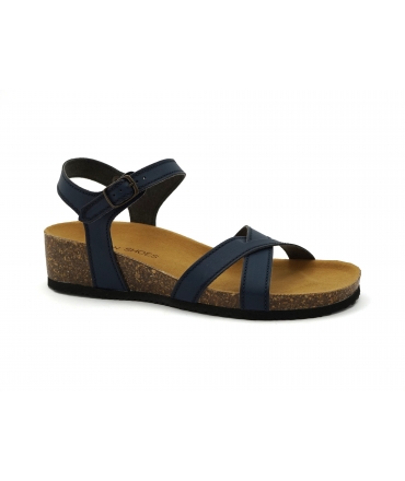 VSI CAMI Shoes Woman Wedge sandals cross straps vegan shoes Made in Italy