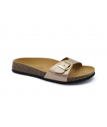 VSI BALI Zapatos Mujer Zapatos veganos pantuflas con hebilla Made in Italy