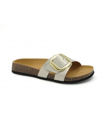 VSI BIBI Schuhe Frau Vegane Schuhe Schnalle Hausschuhe Made in Italy