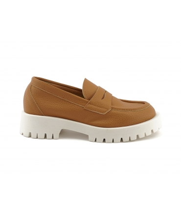 VSI ZENA Chaussures Femme Mocassin chaussures végétaliennes à semelle haute Made in Italy