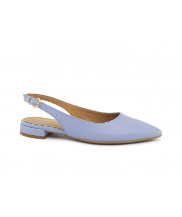 VSI MABI Vegan ballet flats toe pastel blue vegan shoes Made in Italy