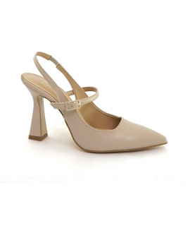 VSI NASHA Slingback vegan closed toe pink spool heel Made in Italy