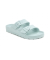 NATURAL WORLD vegan rubber slippers for the beach and pool, blue, double strap