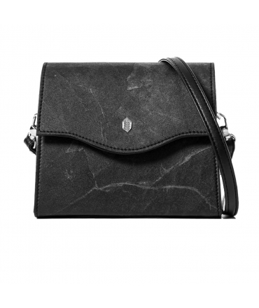 Box Bag Woman Bag Clutch bag removable shoulder strap leaves waterproof vegan button