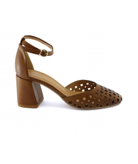 VSI OLIVIA Scarpe Donna Sandali microfibra tacco cinturino fibbia forate vegan shoes Made in Italy