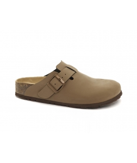 VSI HABANA mocca sabot comfort closed slippers vegan shoes Made in Italy