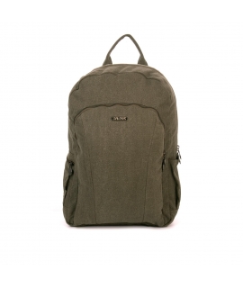 SATIVA Unisex Rucksack Hanf Halter verstellbare gepolsterte Schultergurte Reißverschluss vegane Taschen