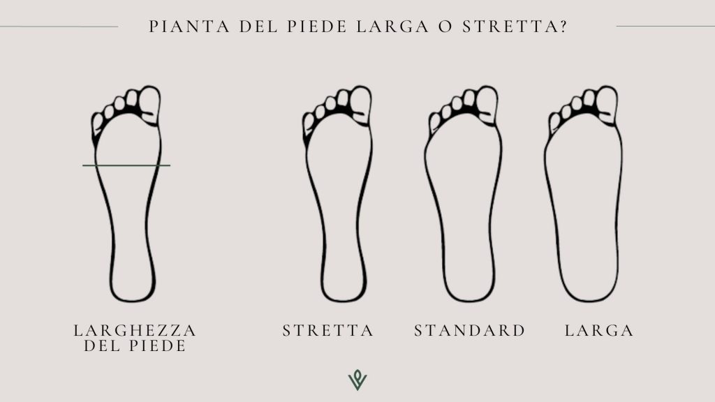 infografica sulla pianta del piede e le sue conformazioni