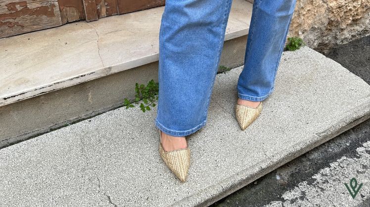 VEGANSHOES.IT - slingback oro