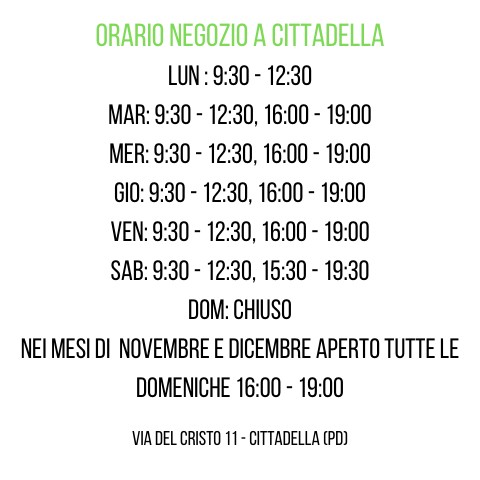 Orario Negozio Vegan Shoes Italy Cittade